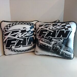 Advanced  Vinyl Graphics Set of 2 Fan Pillows/w Handle